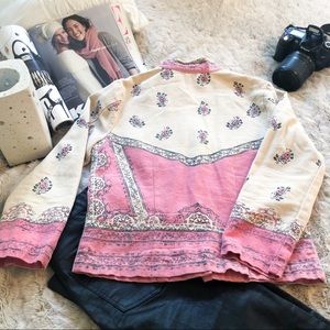 Lucky Brand Canvas Blazer